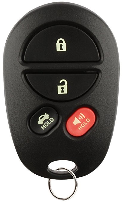 Carcasa Para Control Carro Camry 2010+ 3 Botones + Panic