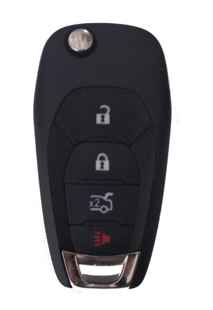Llave con control Chevrolet 3 Botones + Panic