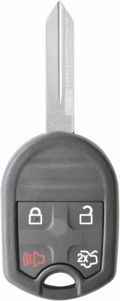 Llave Con Ctrl Ford 80 Bits 3 Botones + Panic