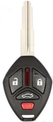 Llave con control Mits 3 Botones + Panic