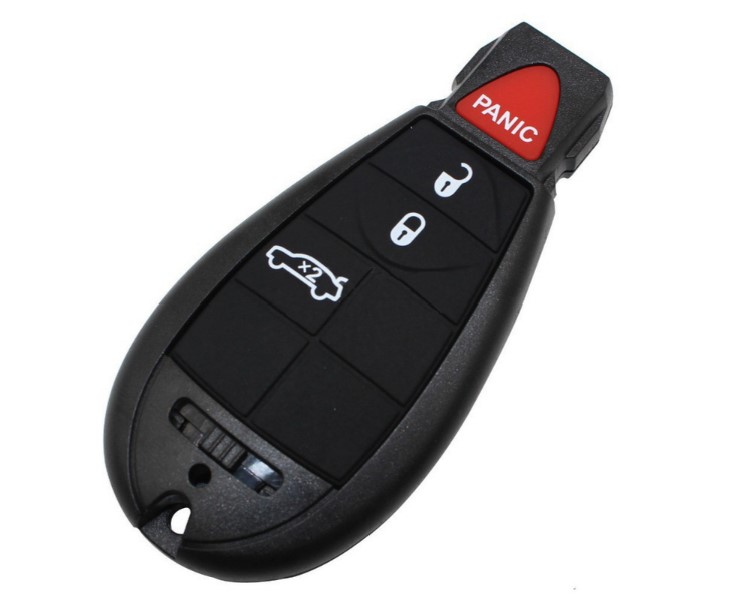 Llave Fobik Chrysler - Dodge - Jeep  3 Botones + Panic