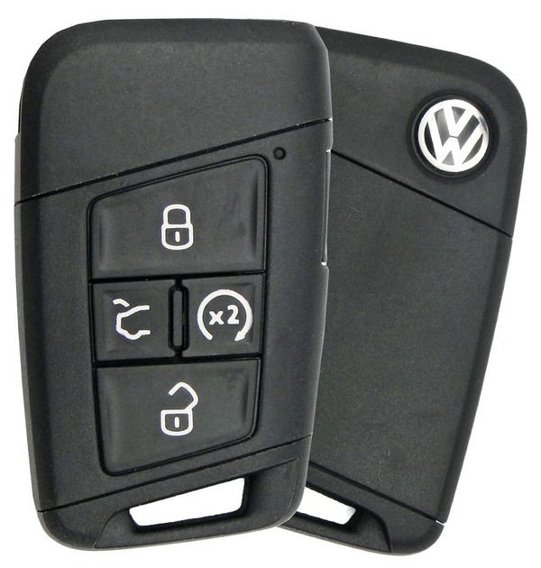 Llave Smart Vw Virtus-Passat 4+1B 2018 Fcc Id Kr5Fs14-Us