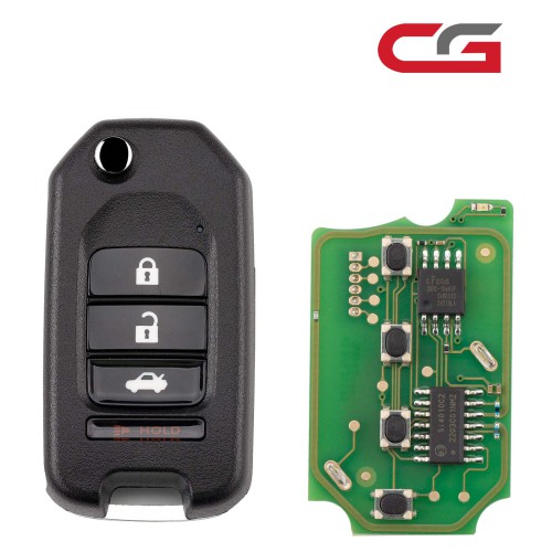 Control CGDI Hond. style 3 bot. + panic wired remote