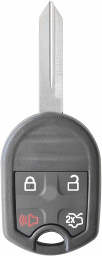 [AK-02-162] Carcasa con llave Ford 80 Bits 4 Botones