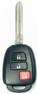 [AK-02-304] Carcasa con llave Toyota 2013 3 Botones