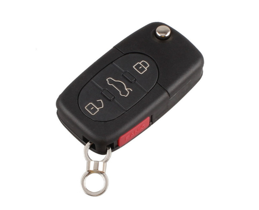 [AK-02-04] Carcasa Llave con control Audi 4 Botones