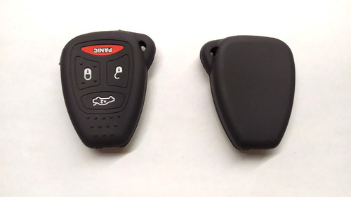 [AK-03-26] Funda De Silicon Dodge Ram Jeep 4 Botones + Panic