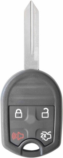 [AK-09-56] Llave Con Ctrl Ford 80 Bits 3 Botones + Panic