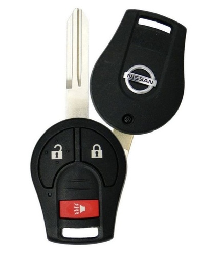 [AK-09-78] Llave con control Nissan 2 Botones + Panic Fcc Id: Cwtwb1U751