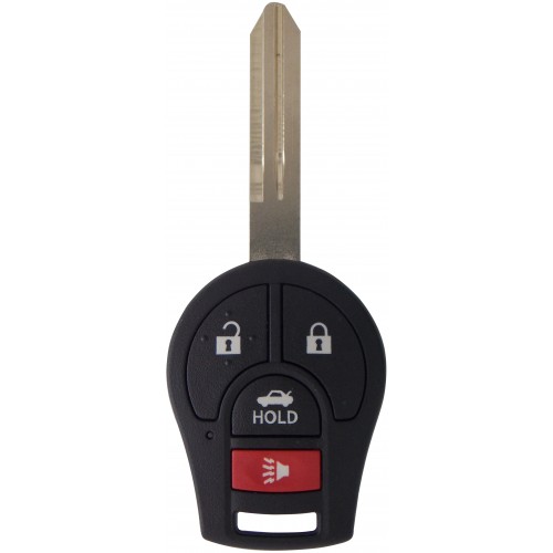 [AK-09-76] Llave Con Ctrl Nissan 3 Botones + Panic Fcc Id: Cwtwb1U751