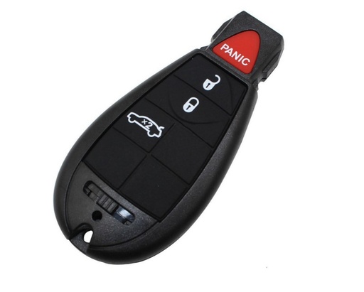 [AK-09-47B] Llave Fobik Chrysler - Dodge - Jeep  3 Botones + Panic Genérica