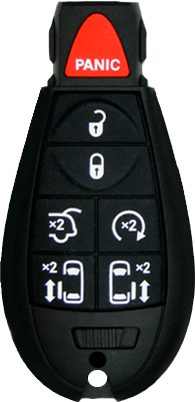 [AK-09-260B] Llave Fobik Keyless Go 6 Bot + Panic