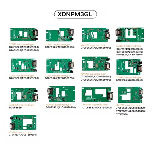 [XDNPM3GL] Adaptadores Xhorse MQB XDNPM3GL